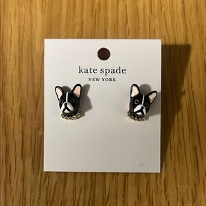 Kate Spade Boston Terrier Stud Earrings